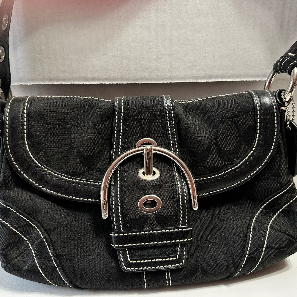 Black Coach shoulder bag